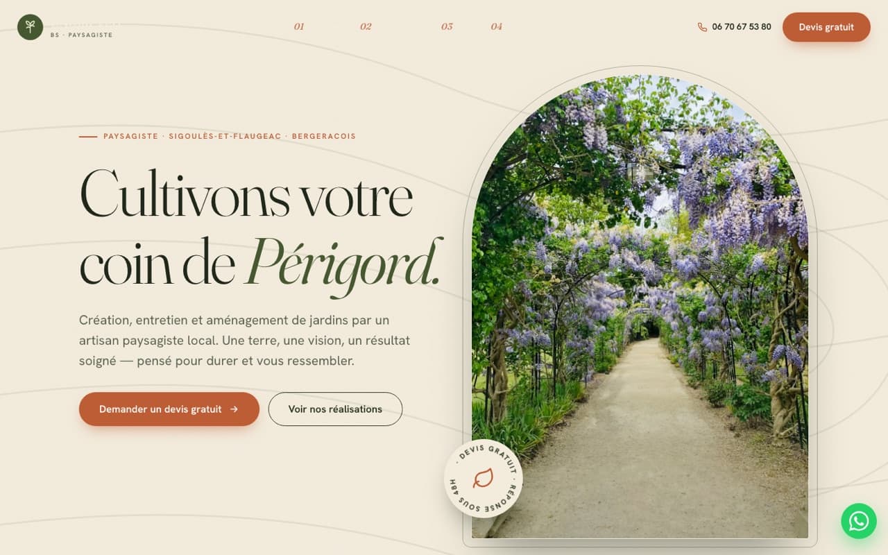 Site web BS Atout Vert